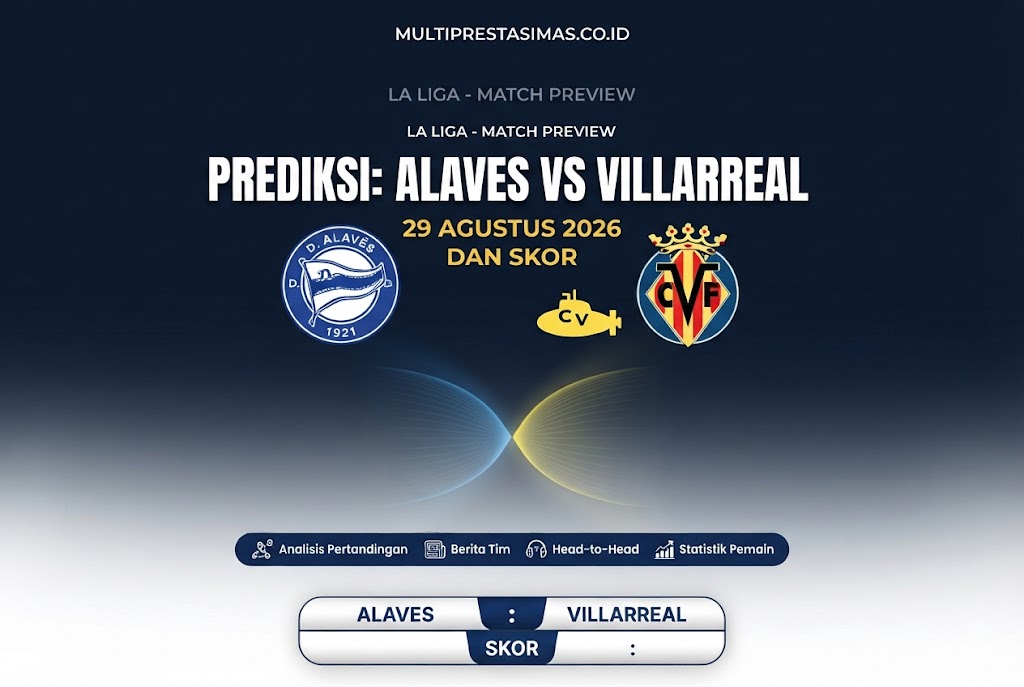 Prediksi Alaves vs Villarreal 29 Agustus 2026 dan Skor