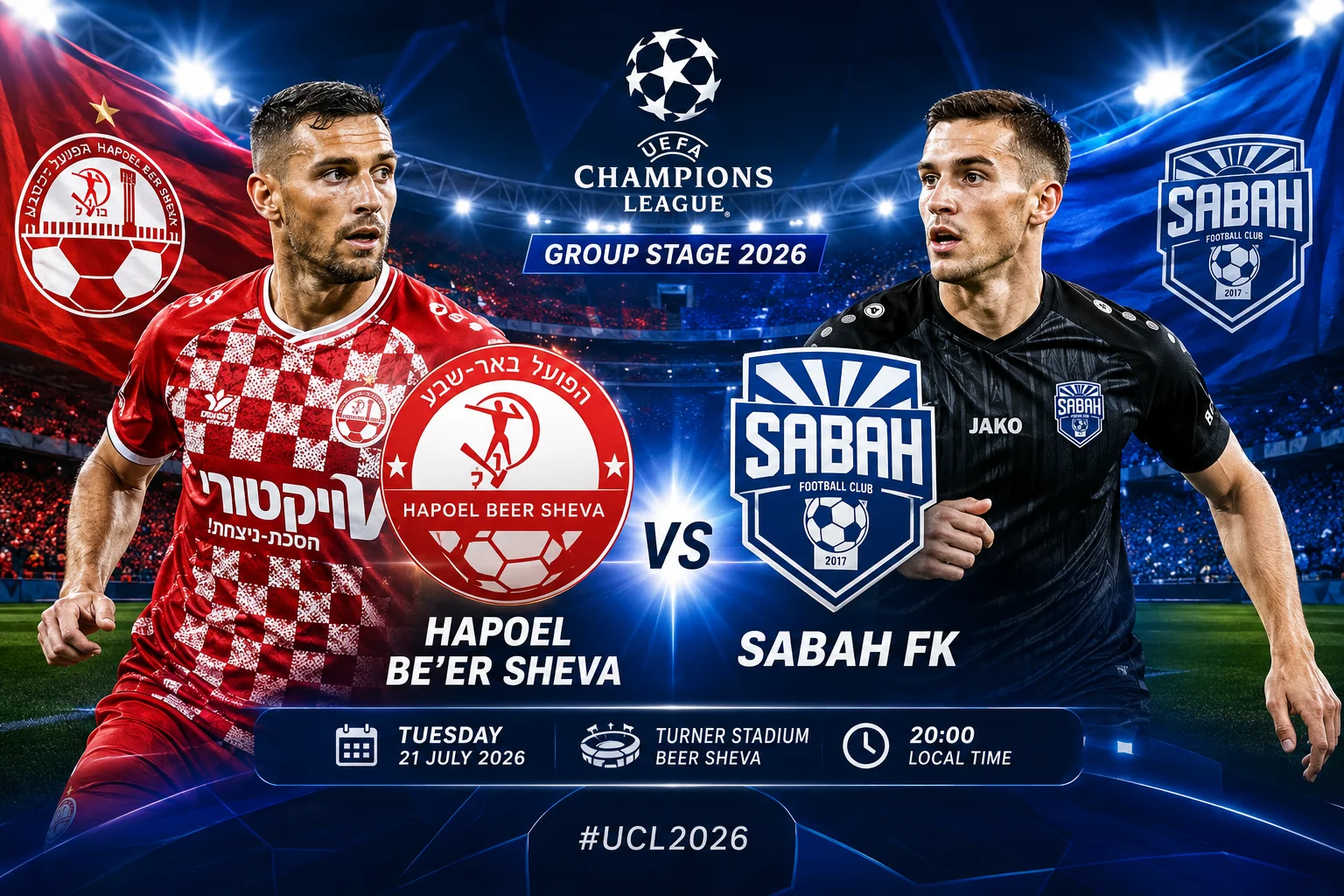 Prediksi Hapoel Be’er Sheva vs Sabah 2026: Skor & H2H