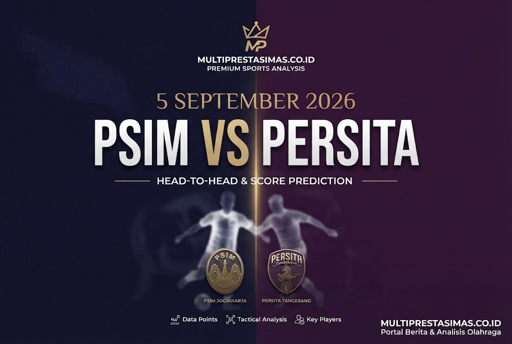 Prediksi PSIM vs Persita 5 September 2026: H2H dan Skor