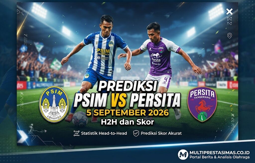 Prediksi PSIM vs Persita 5 September 2026: H2H dan Skor