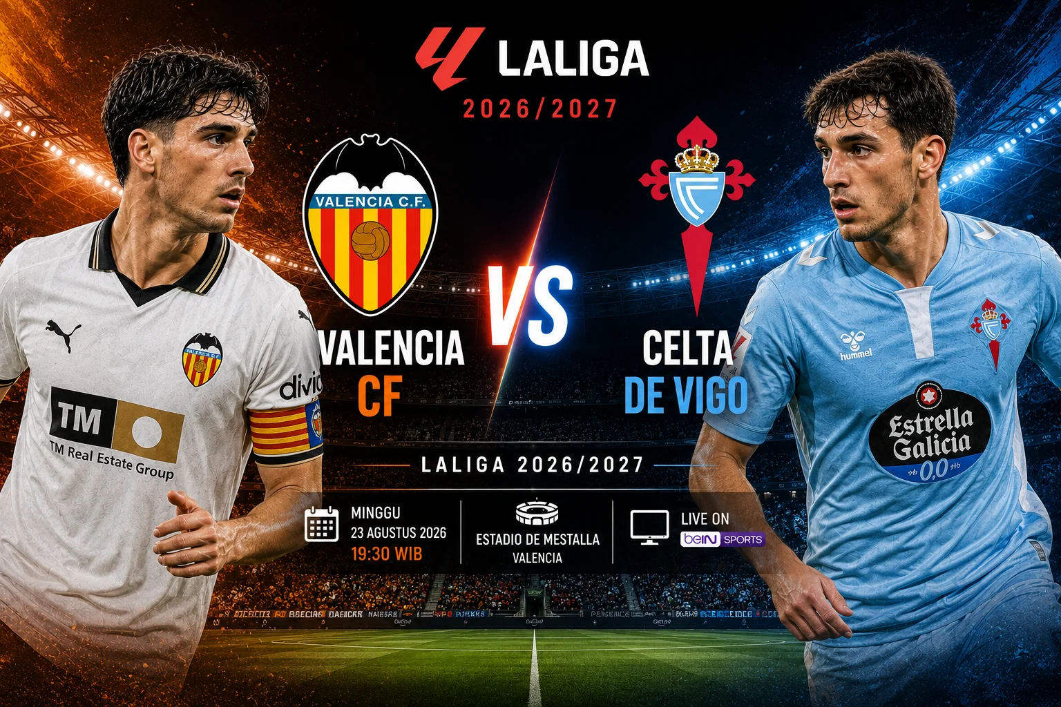 Prediksi Valencia vs Celta Beserta Jadwal dan Head to Head