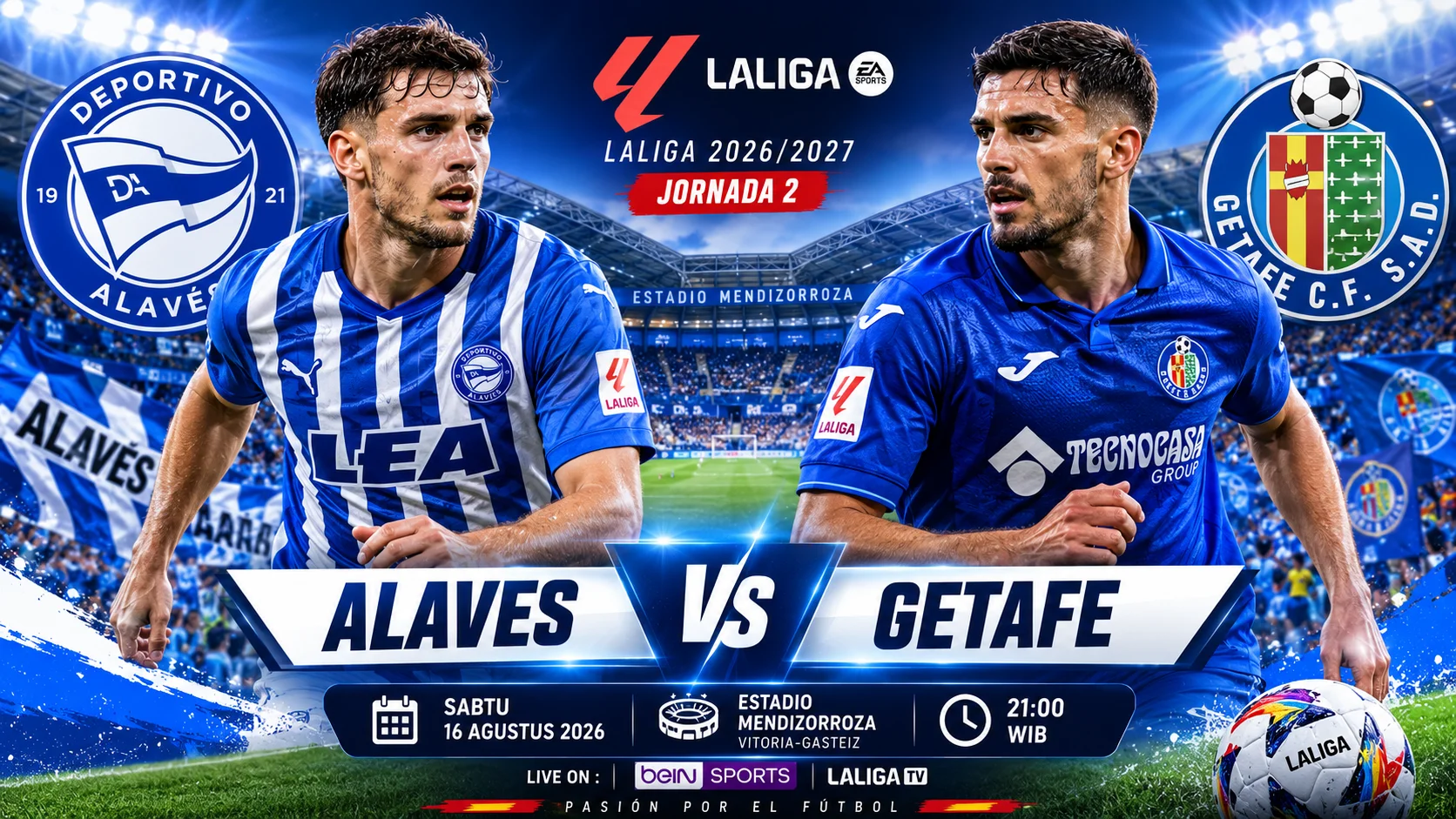 Prediksi Alaves vs Getafe 2026: Skor, H2H & Peluang Menang