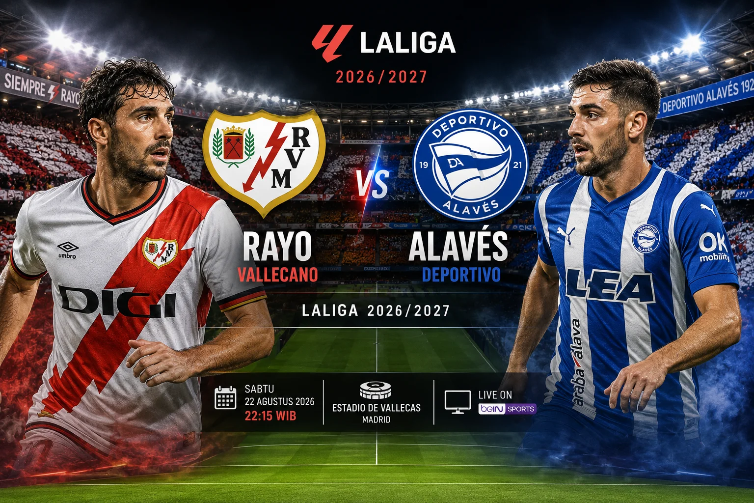Prediksi Rayo vs Alaves 2026: Skor, H2H dan Statistik