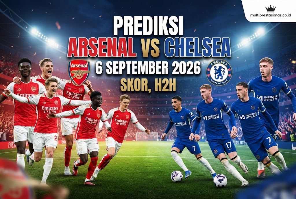 Prediksi Arsenal vs Chelsea 6 September 2026: Skor, H2H