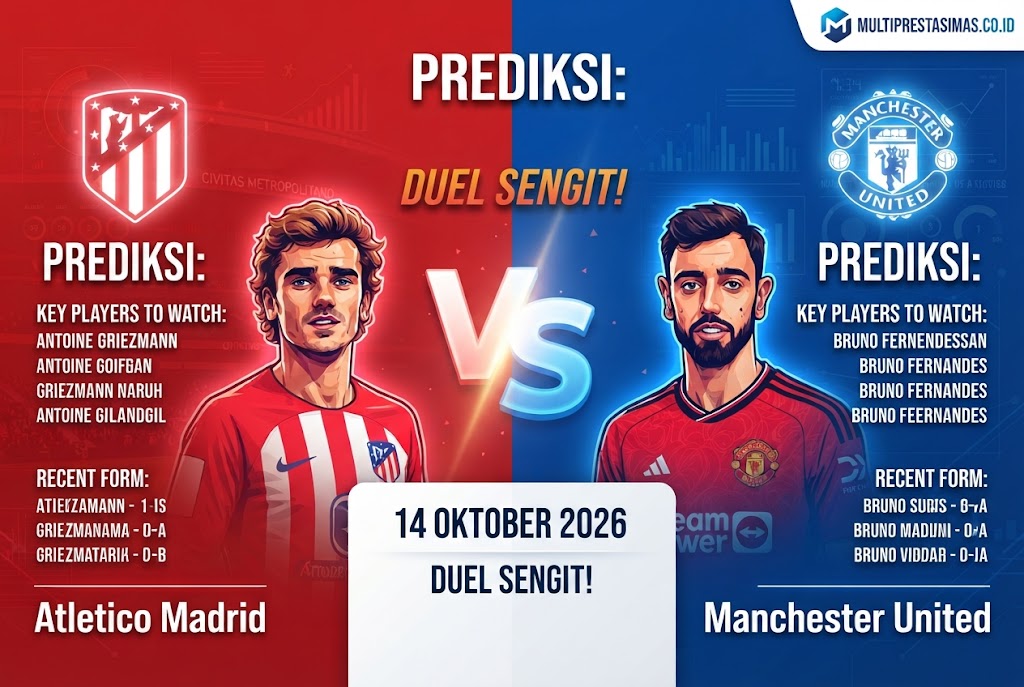 Prediksi Atletico vs Man United 14 Oktober 2026: Duel Sengit