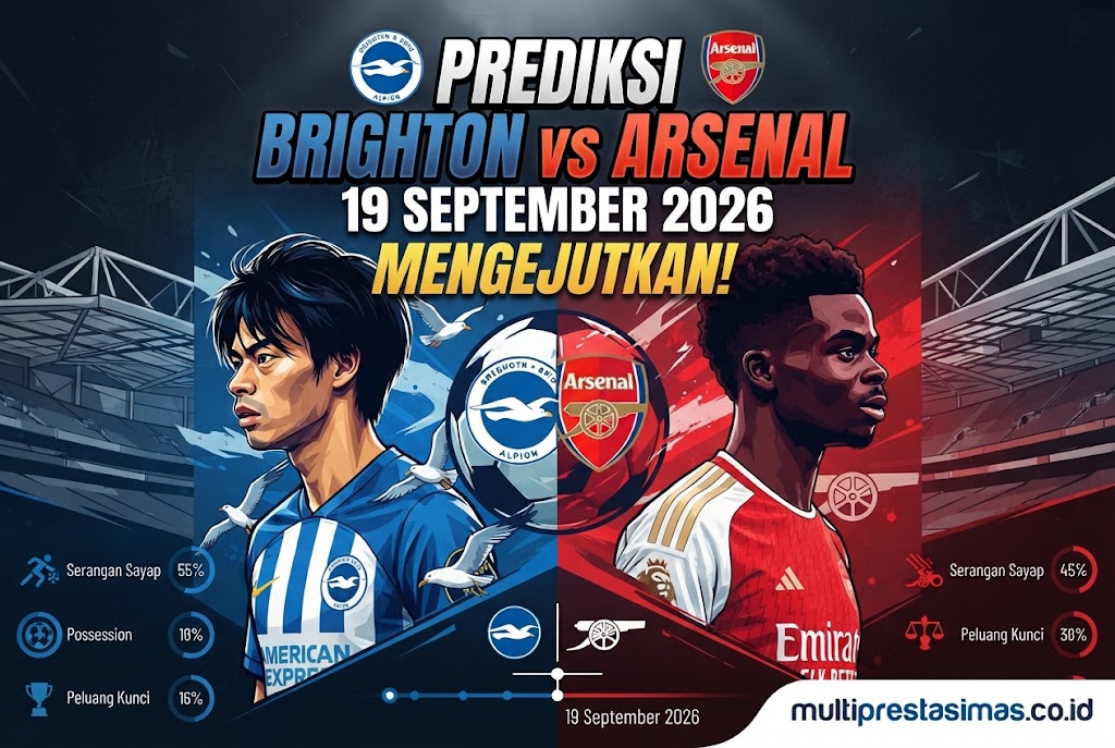 Prediksi Brighton vs Arsenal 19 September 2026 Mengejutkan