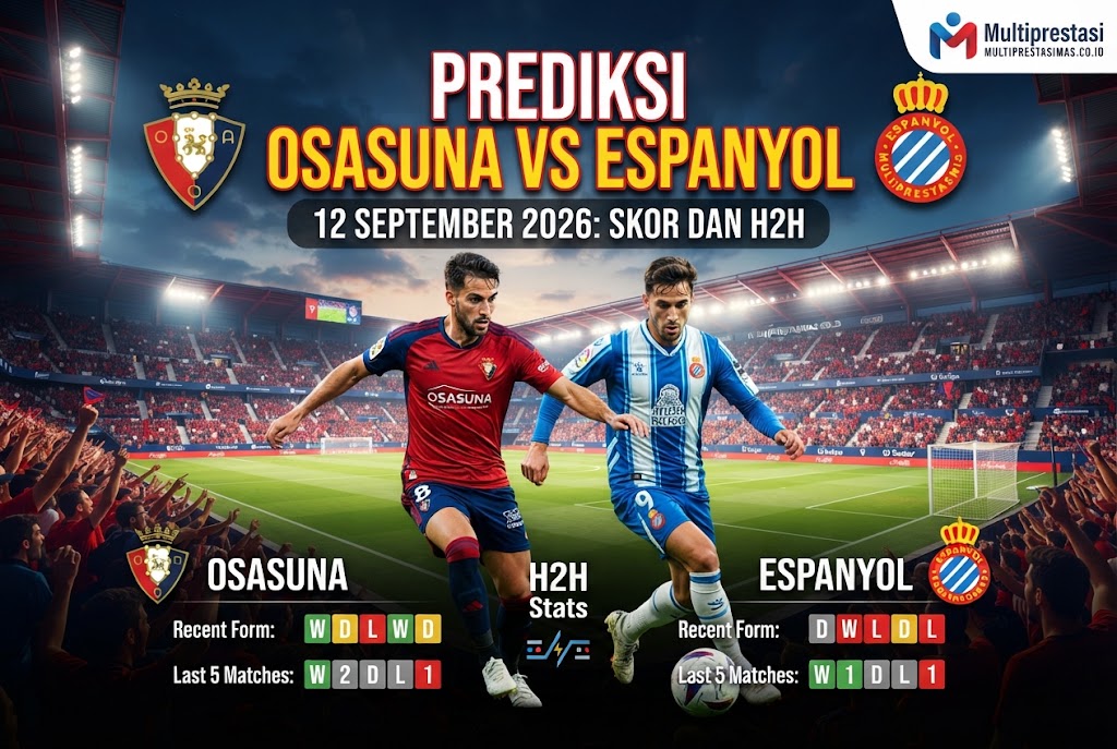 Prediksi Osasuna vs Espanyol 12 September 2026: Skor dan H2H