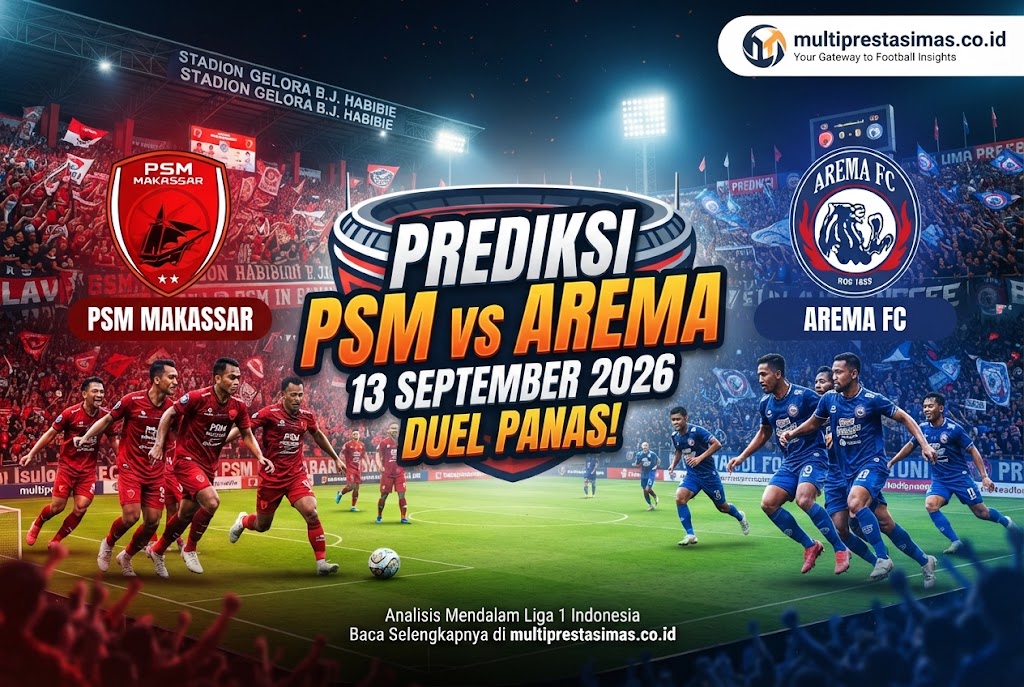 Prediksi PSM vs Arema 13 September 2026: Duel Panas!