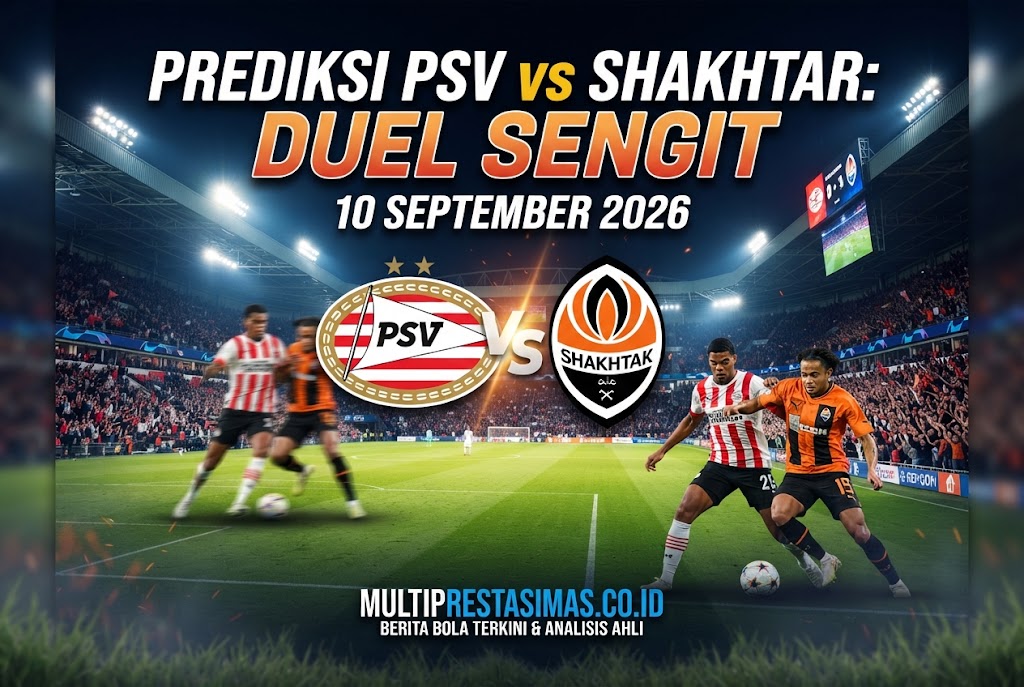 Prediksi PSV vs Shakhtar: Duel Sengit 10 September 2026