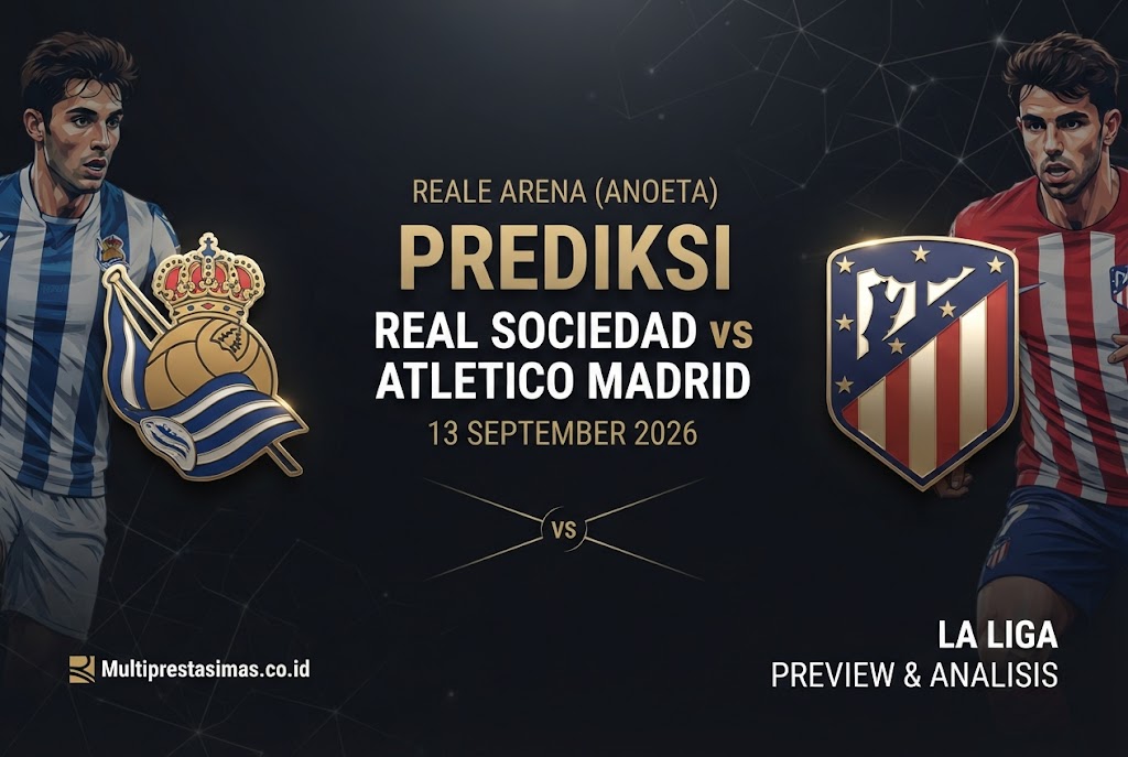 Prediksi Real Sociedad vs Atletico Madrid 13 September 2026