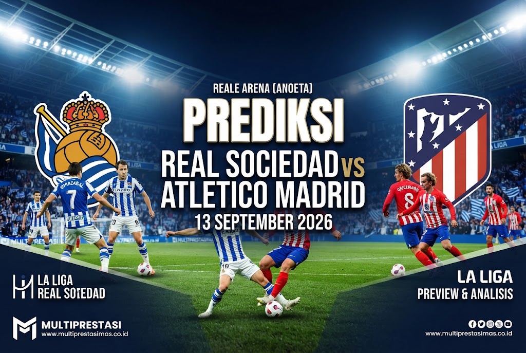 Prediksi Real Sociedad vs Atletico Madrid 13 September 2026