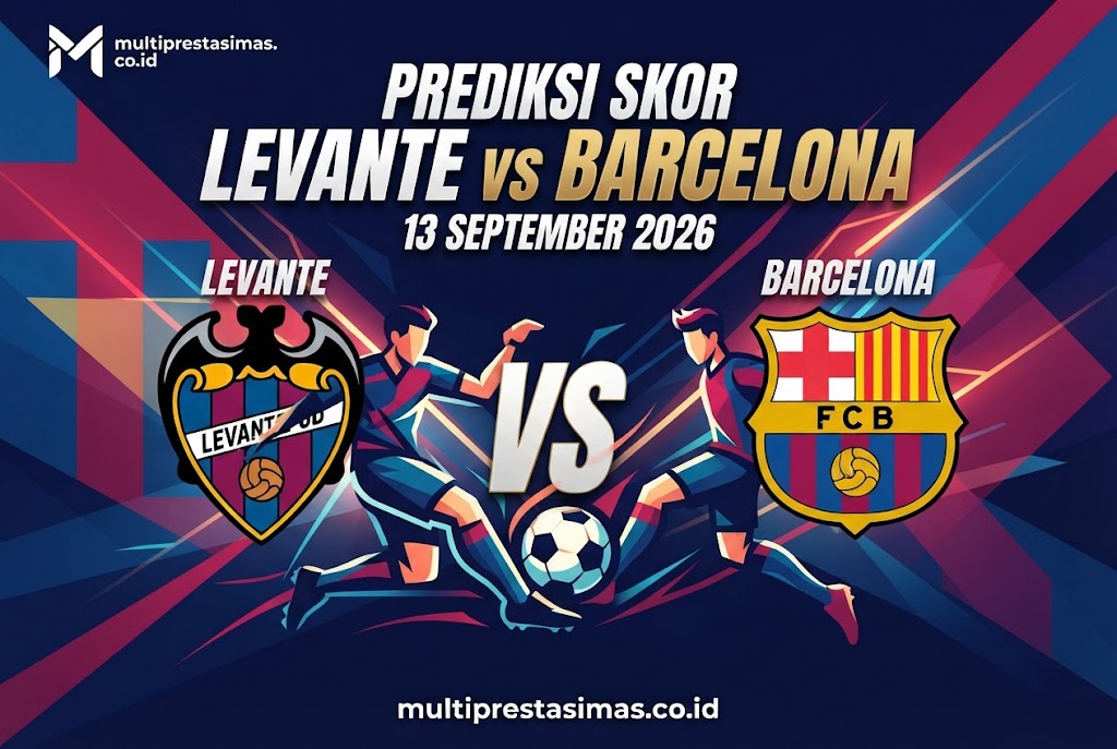 Prediksi Skor Levante vs Barcelona 13 September 2026
