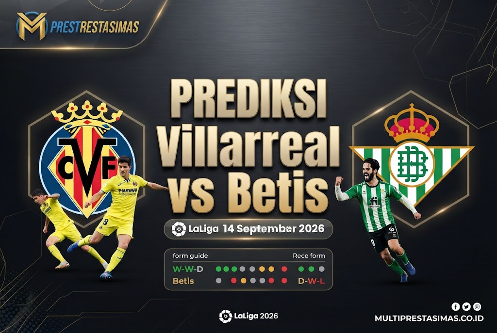 Prediksi Villarreal vs Betis LaLiga 14 September 2026