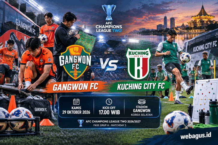 Prediksi Gangwon FC vs Kuching City: Siapa Bakal Menang?