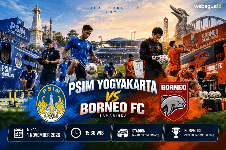 PSIM Yogyakarta vs Borneo FC: Siapa Bakal Menang Besok?