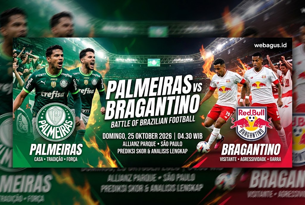 Palmeiras vs Bragantino: Prediksi Skor, Duel Panas 2026!