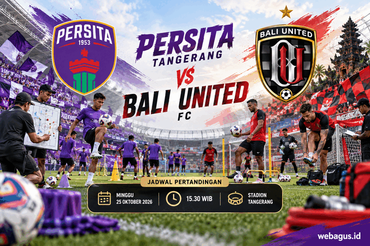 Persita vs Bali United: Prediksi Skor yang Mengejutkan!