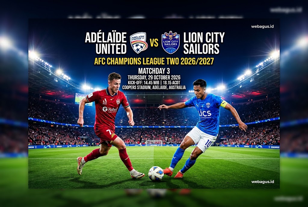 Prediksi Adelaide United vs Lion City Sailors: Duel Panas!