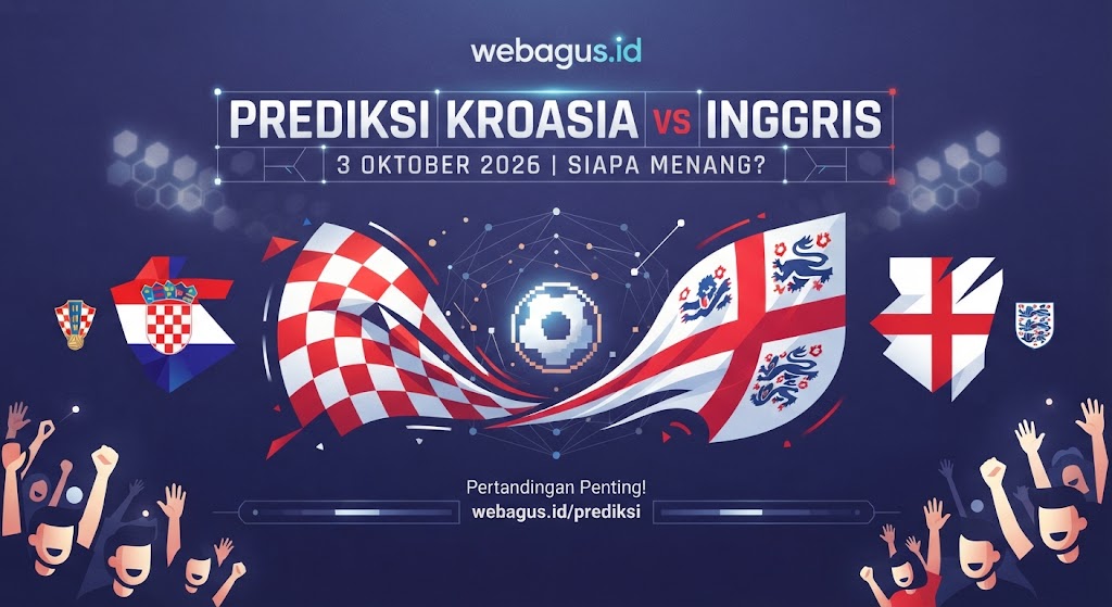 Prediksi Kroasia vs Inggris 3 Oktober 2026: Siapa Menang?