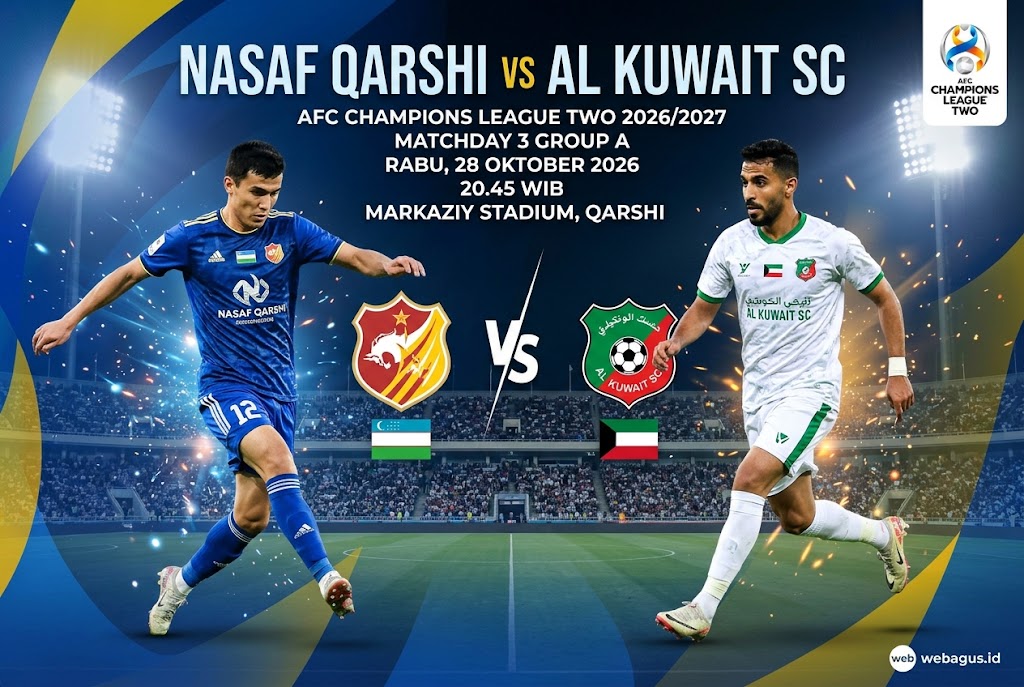 Prediksi Nasaf Qarshi vs Al Kuwait SC: Siapa Bakal Tumbang?