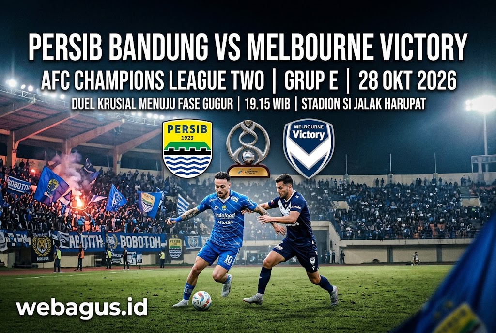 Prediksi Persib vs Melbourne Victory: Siapa Bakal Menang?