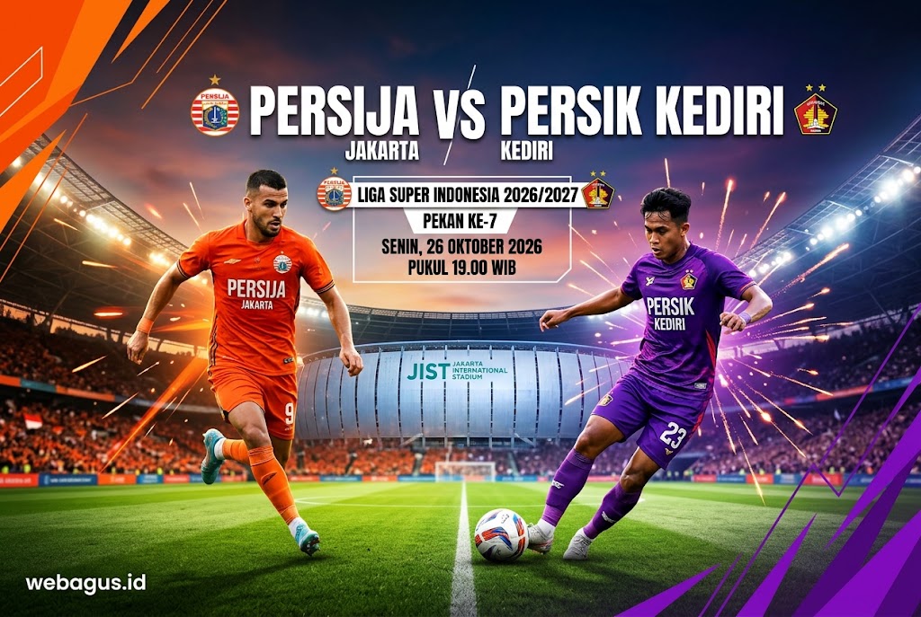 Prediksi Persija vs Persik: Macan Kemayoran Pesta Gol?