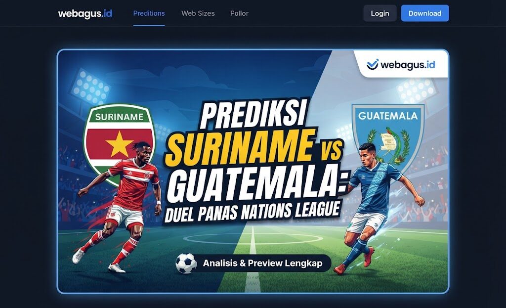 Prediksi Suriname vs Guatemala: Duel Panas Nations League