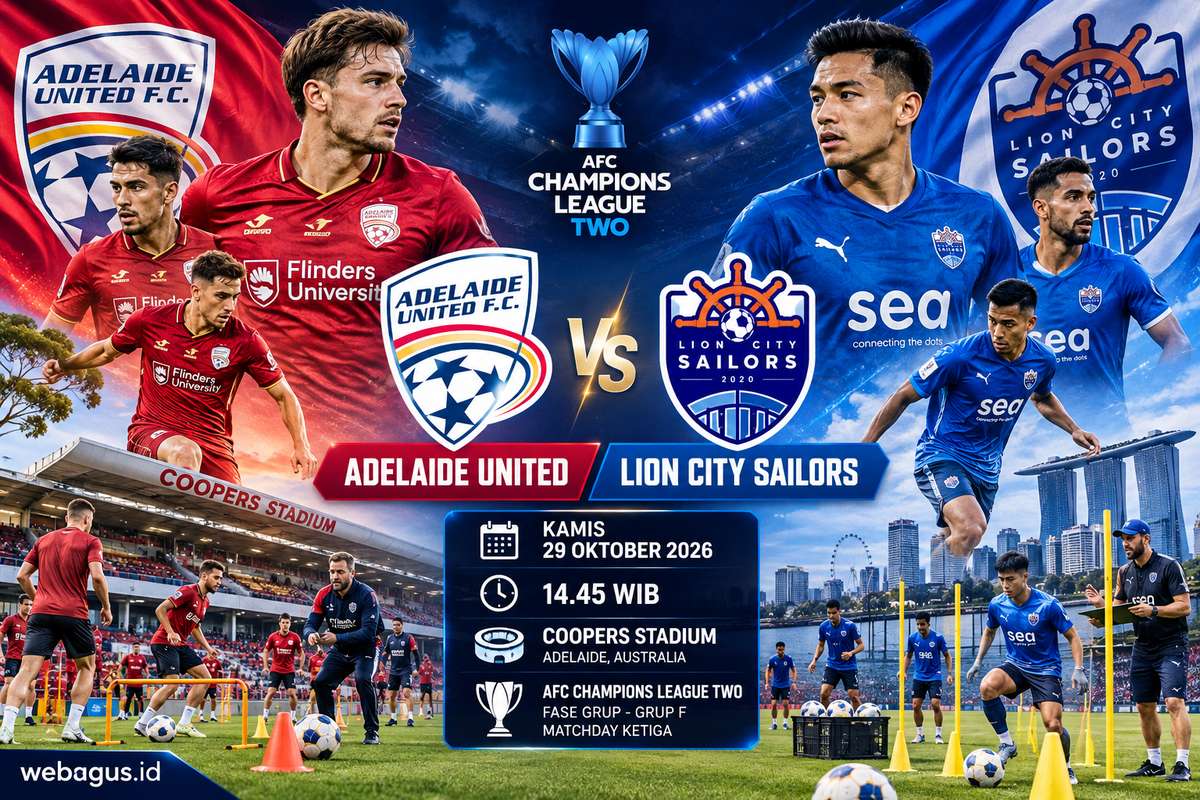 Prediksi Adelaide United vs Lion City Sailors: Duel Panas!