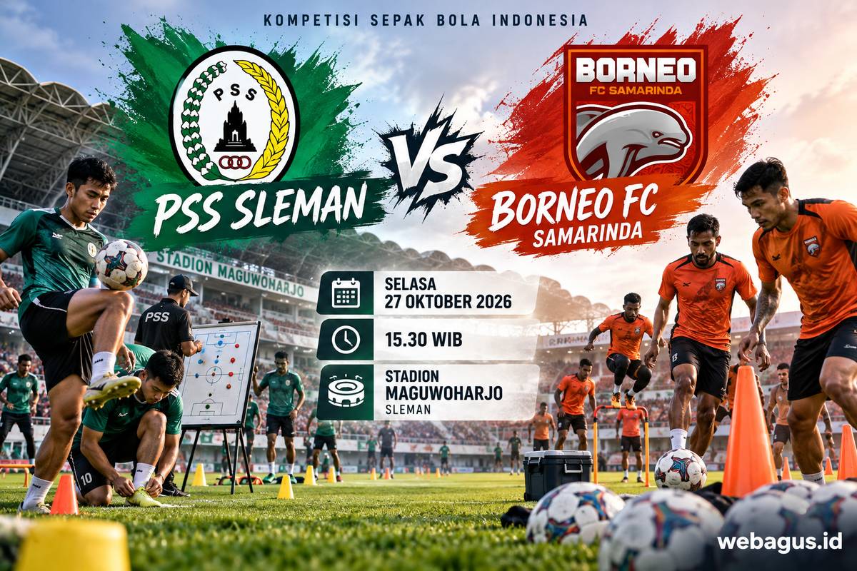 PSS Sleman vs Borneo FC: Siapa Bakal Tumbang?
