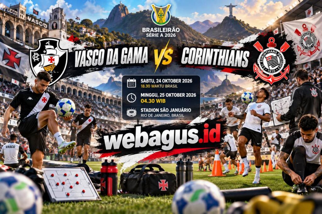 Prediksi Vasco da Gama vs Corinthians 25 Oktober 2026