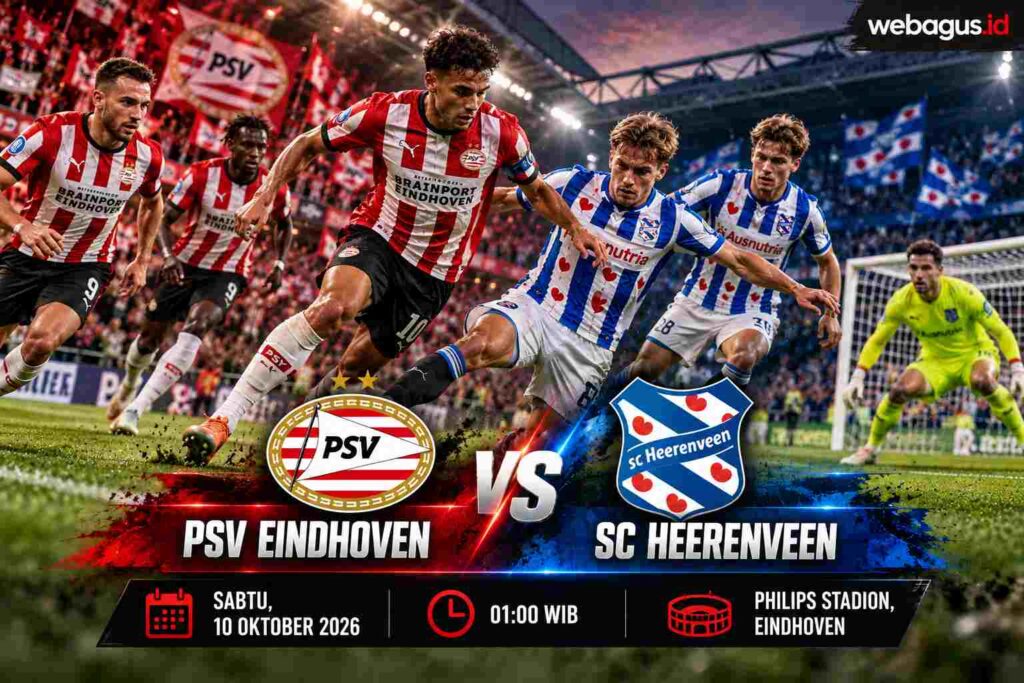 Prediksi PSV vs Heerenveen: Tuan Rumah Menang Telak?